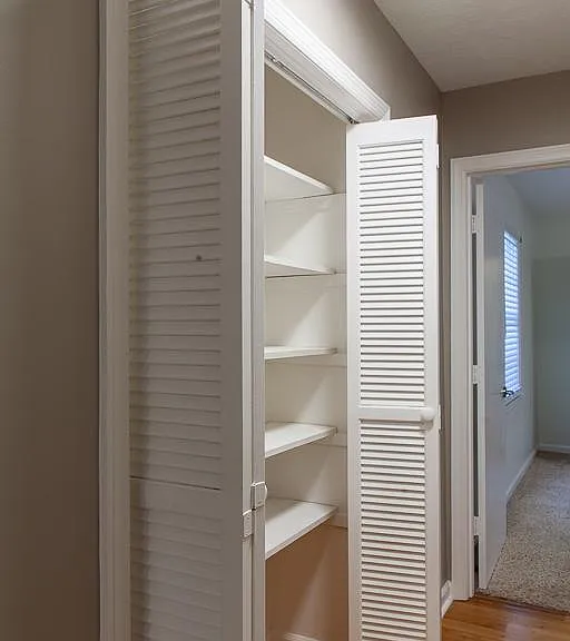 Hall closet