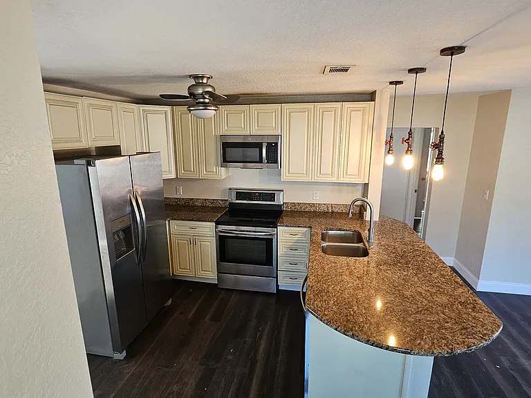 Gorgeous kitchen with beautiful island. All Brand new appliances