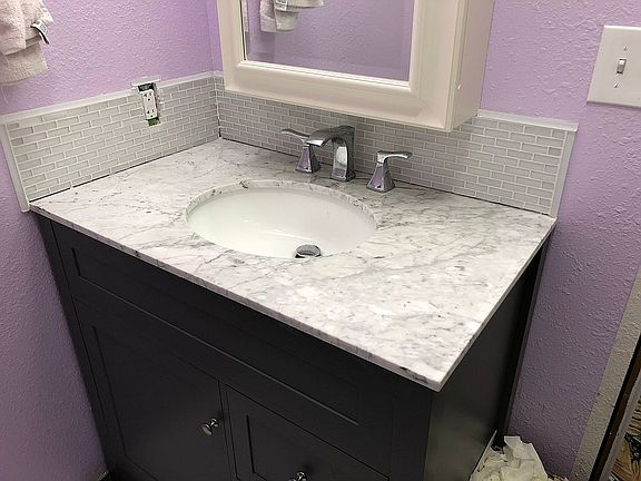New vanity downstairs 