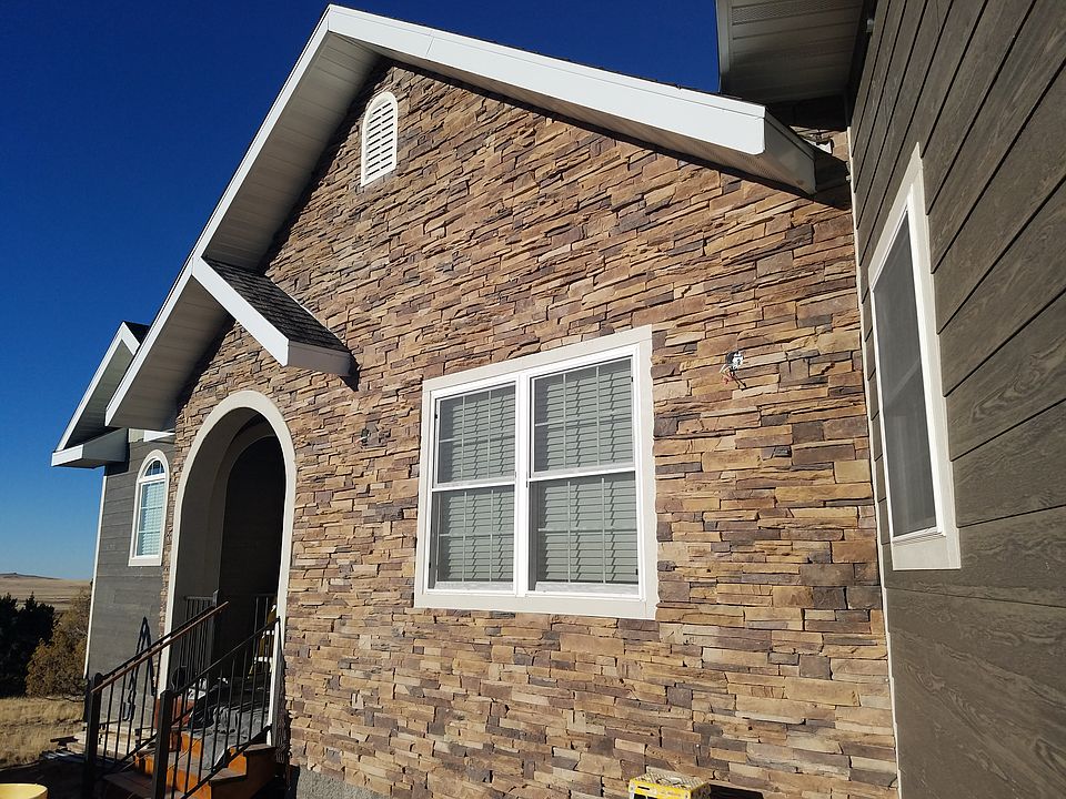Stone and siding exterior