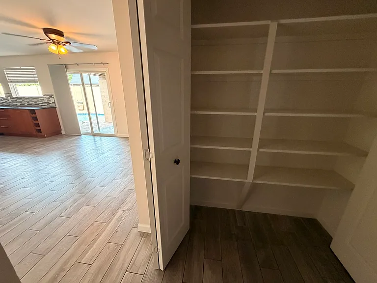 Hallway storage closet