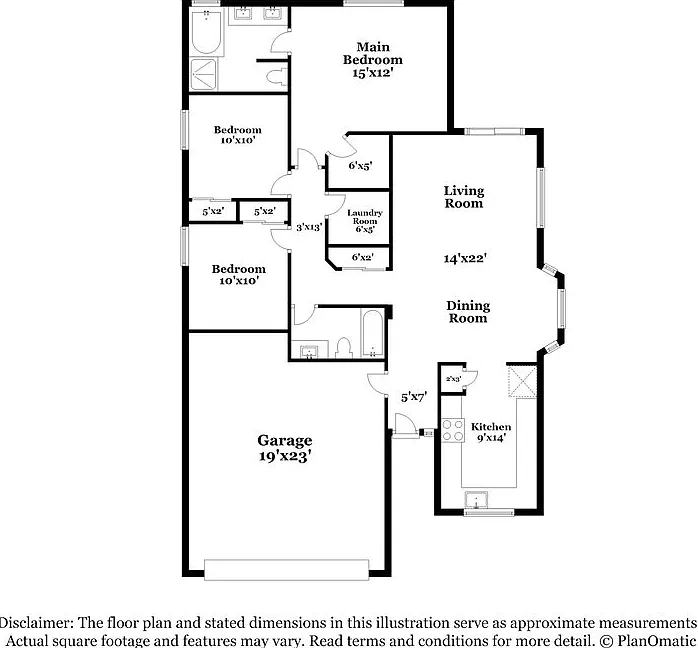 3 bed, 2.0 bath, 1298 sqft, $2,080 — Photo 2