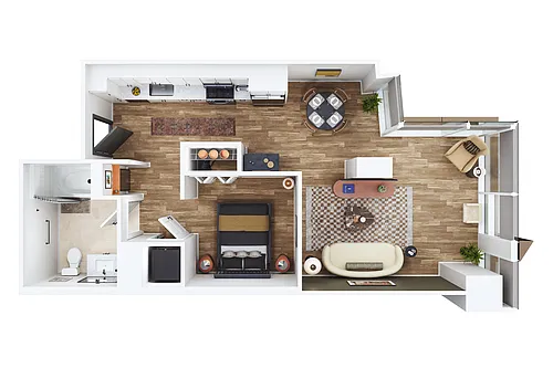 Floor plan Studio - F