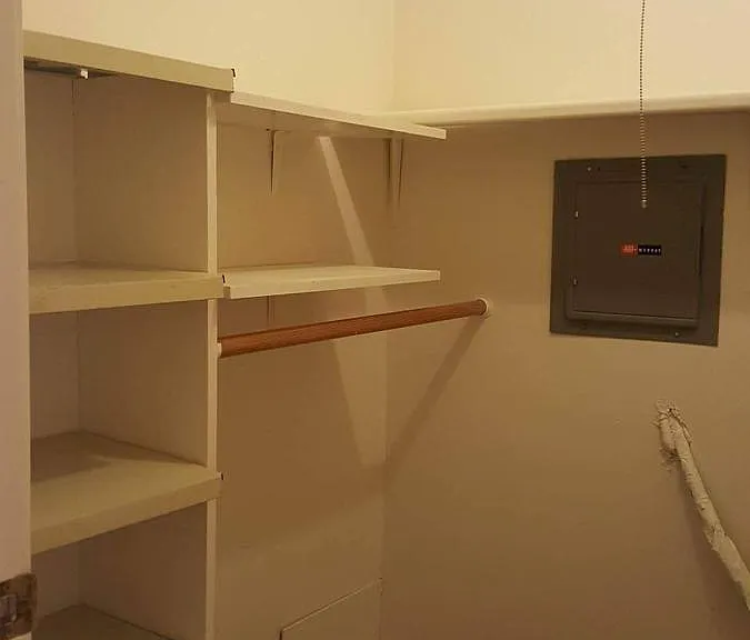 Huge walk in closet