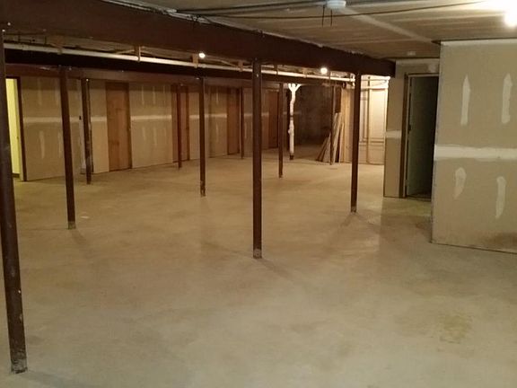 locked storage in basement