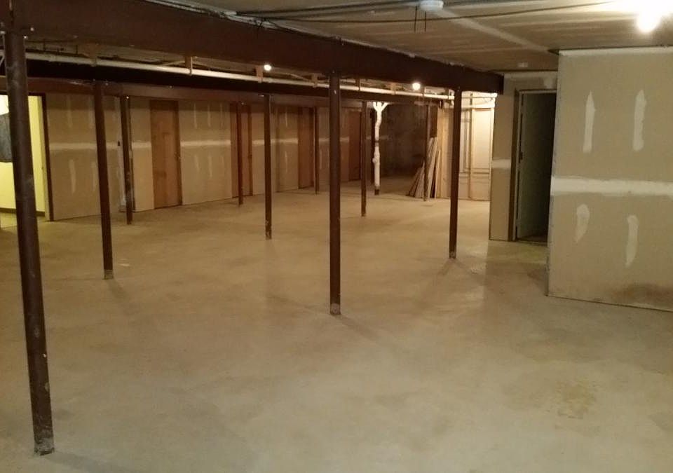 locked storage in basement