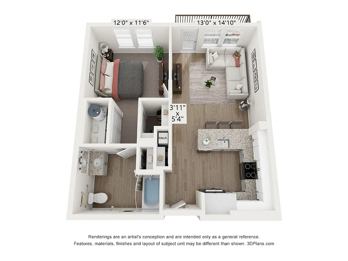 Floor plan A3 - Cobalt