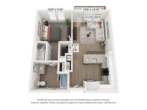 Floor plan A3 - Cobalt