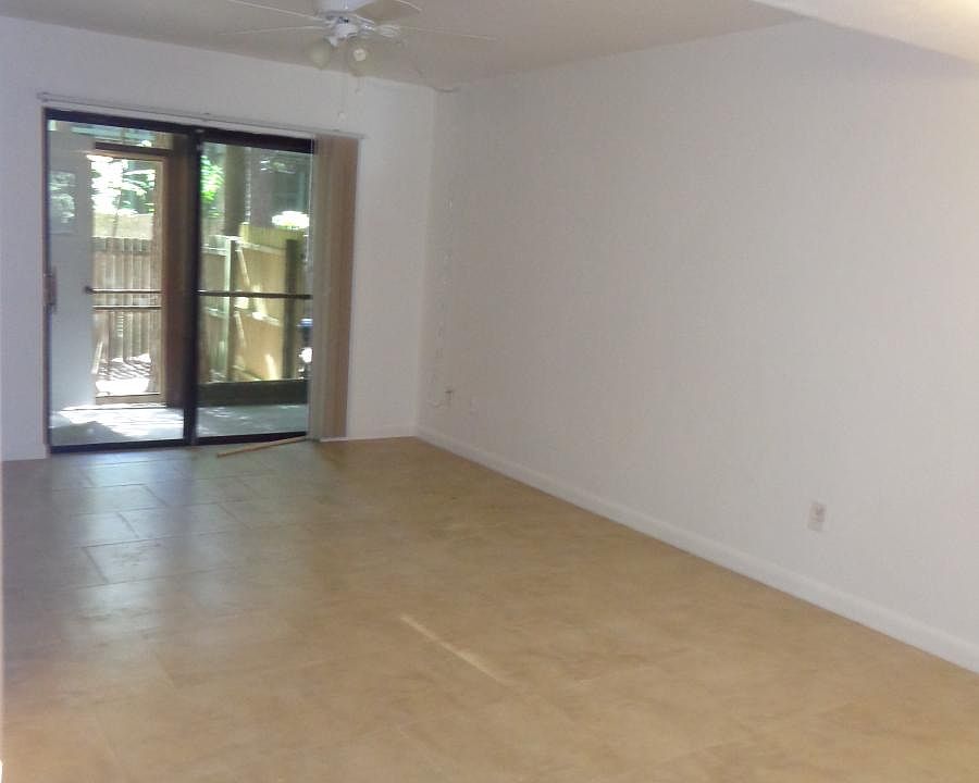 Tile Downstairs, Looking out onto covered porch