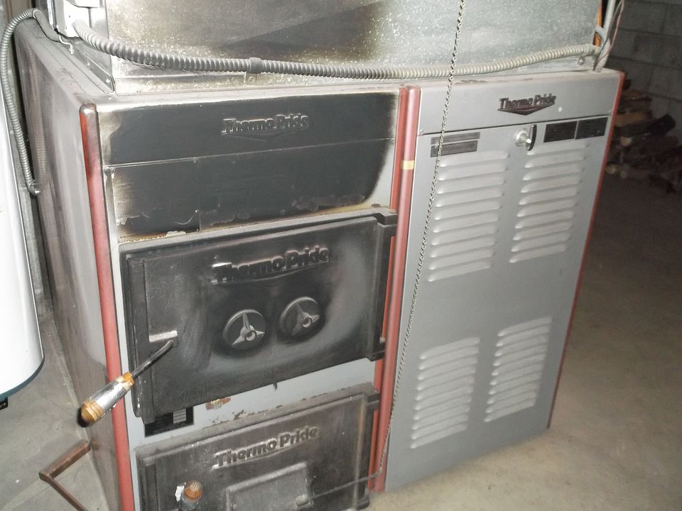 wood / propane furnace