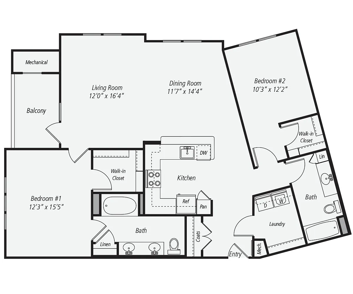 Floor plan B16-1405