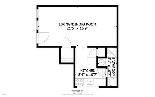Floor plan Studio C