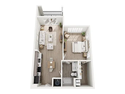 Floor plan 1B7b