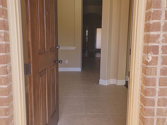 Entrance door painted