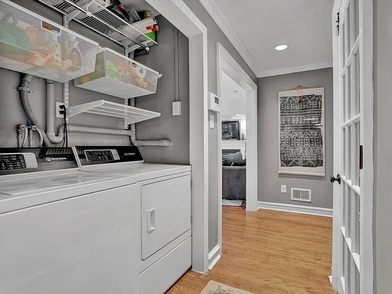 First floor laundry, master adjacent