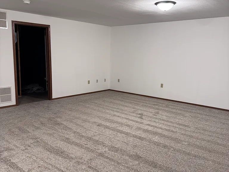 Large basement family room.