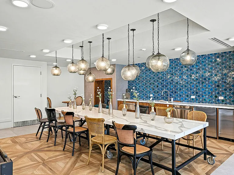 Club room with catering kitchen