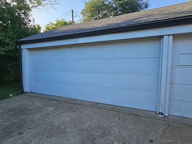 Two car garage