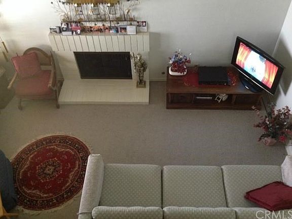 Looking Down From Upstairs into Livingroom