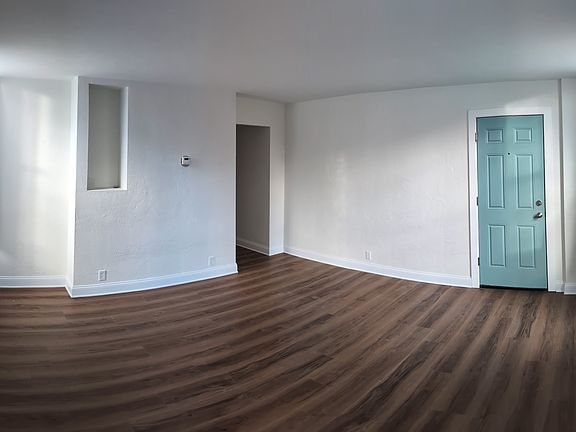 Living room, looking at entry door