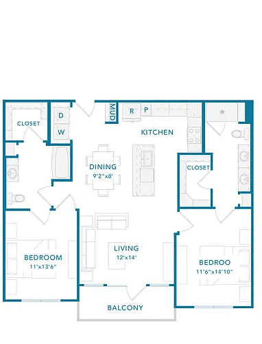 Floor plan C1H