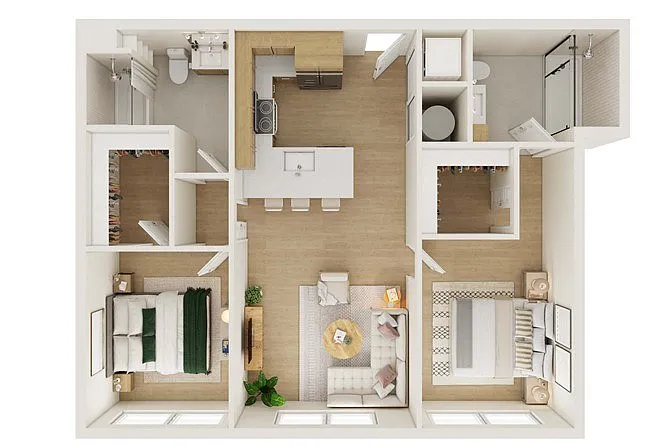 Floor plan Tandem