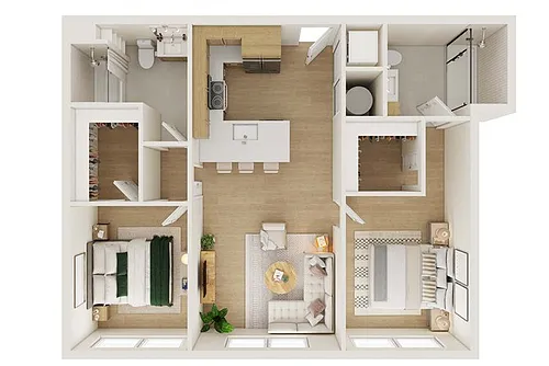 Floor plan Tandem