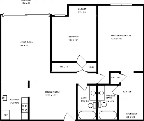2 Bedroom & 2 Bathroom 2 Bedroom & 2 Bathroom
