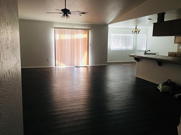 open living room, kitchen, and dining room