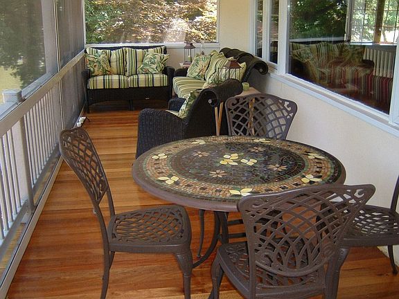 long porch - screened-in side