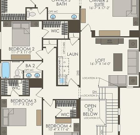 Second Floor 4 br 2 ba