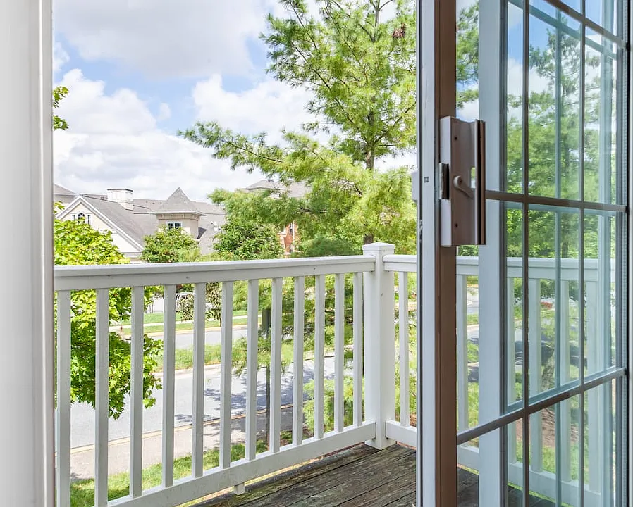 Balcony with views
