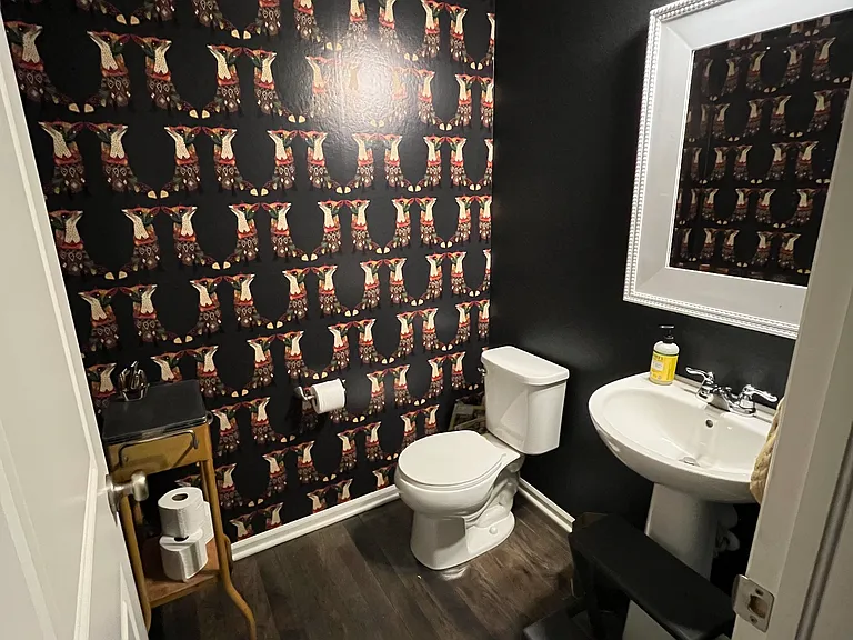 Main floor powder bath