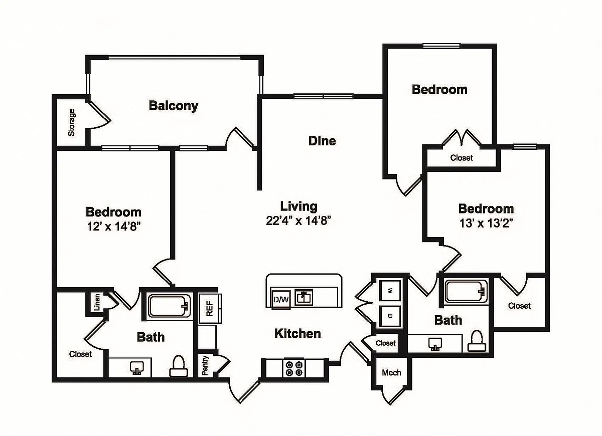 Floor plan C1