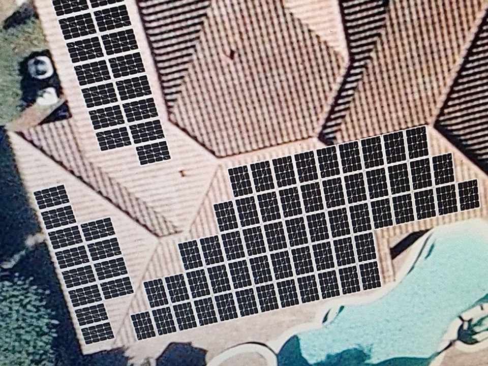 SOLAR PANELS . NO ELECTRIC B