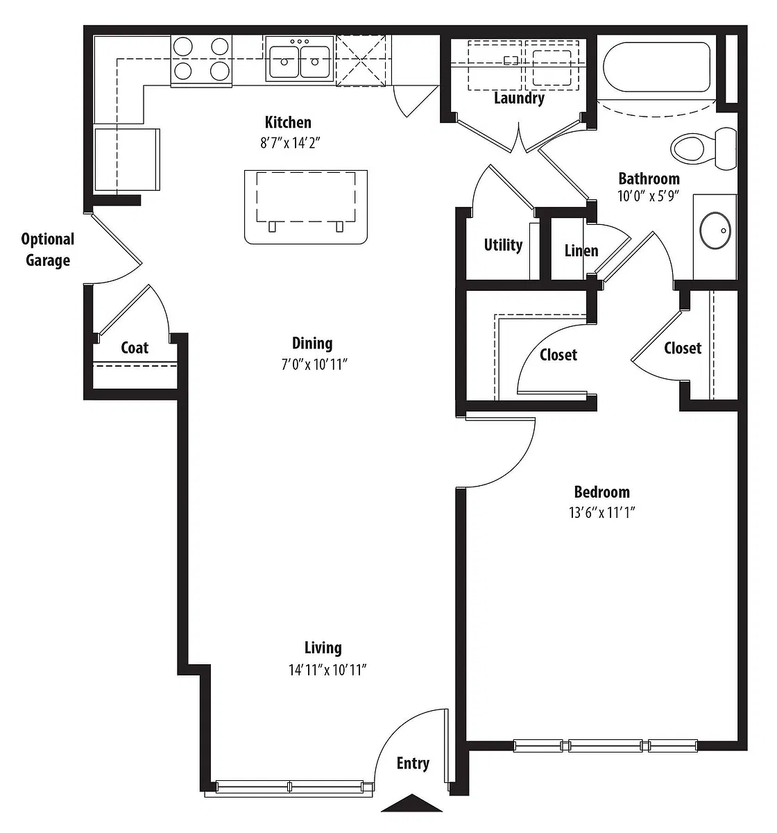 Floor plan A1-G