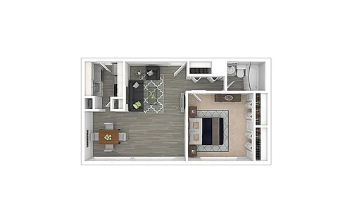 Floor plan Barcroft - Renovated