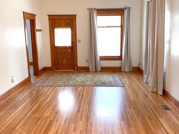 Living room and dining room with loads of natural light
