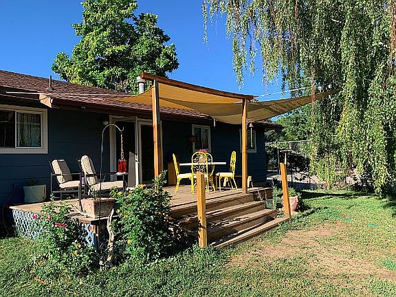 back yard deck view 