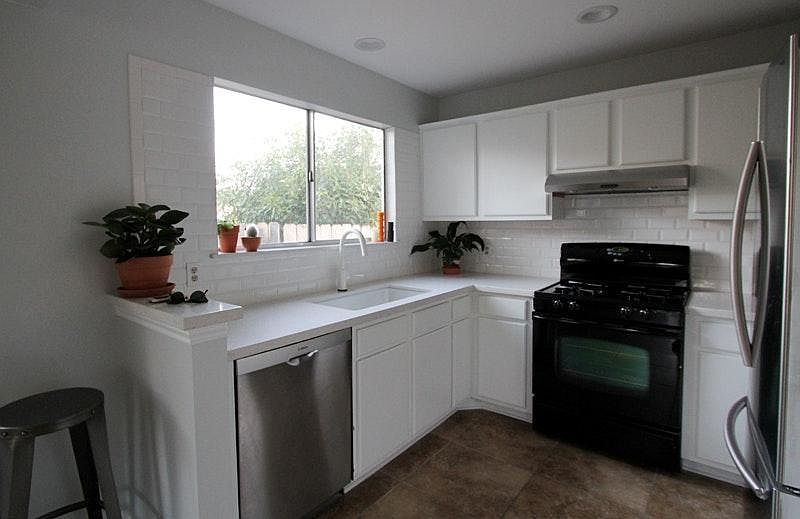 Newly renovated kitchen