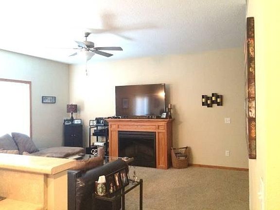 Living Room with Electic Fireplace