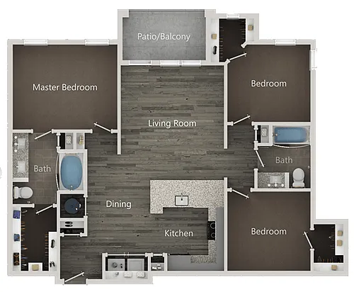 Floor plan 3C