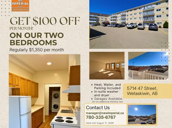 5714 47th St #315, Wetaskiwin, AB T9A 2R2
