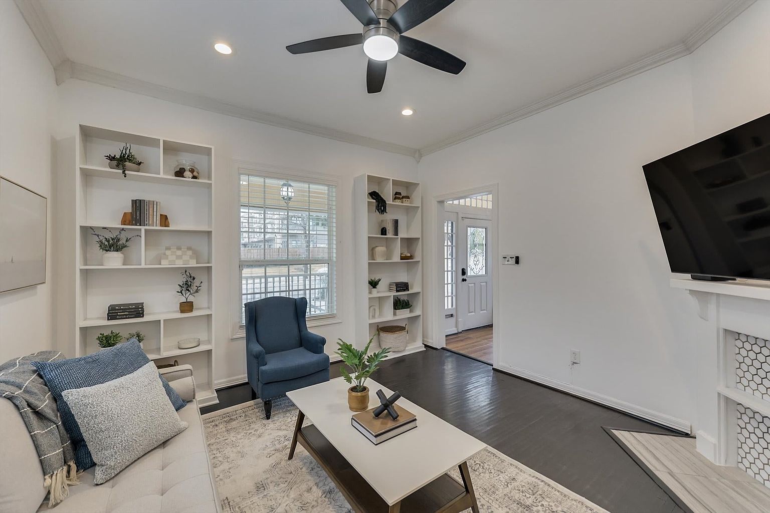 Home with bright interiors and well-maintained exterior
