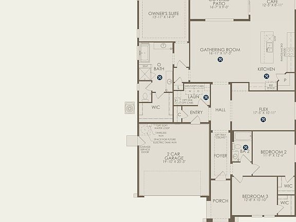 Plan 1 Floor Plan, Quick Move-In Home, Floor 1
