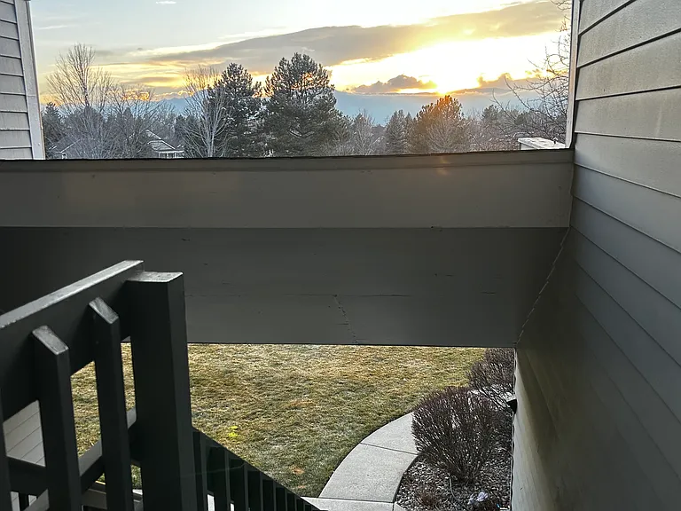 outward facing view from the front door (no filters)