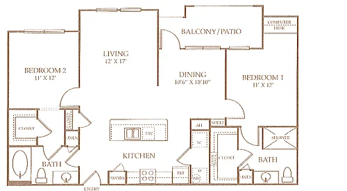 Floor plan B3