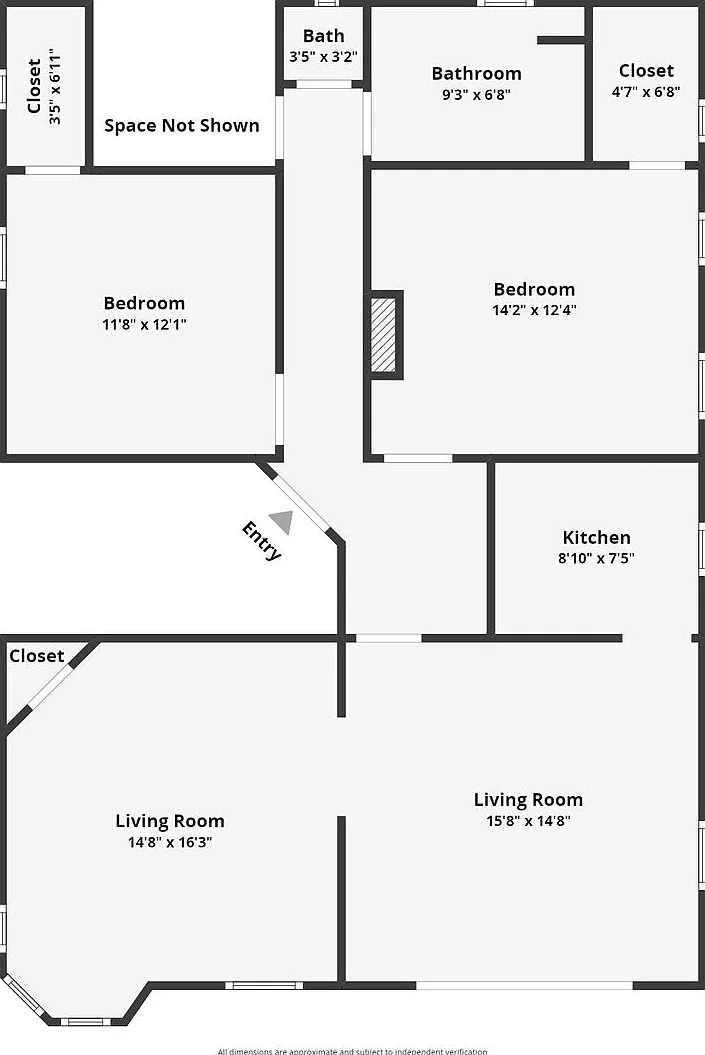 117 Concord Apt 2 - Available 6/1/27 - Great Value Hardwood Floors Private Porch — Photo 3
