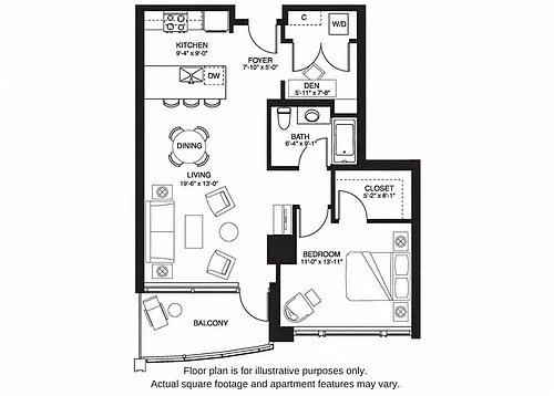 Floor plan A21 South