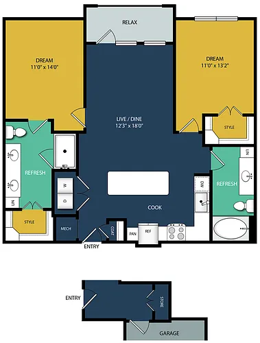 Floor plan B2A-ALT-G